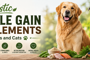 Holistic Muscle Gain Supplements for Dogs and Cats: What Actually Works
